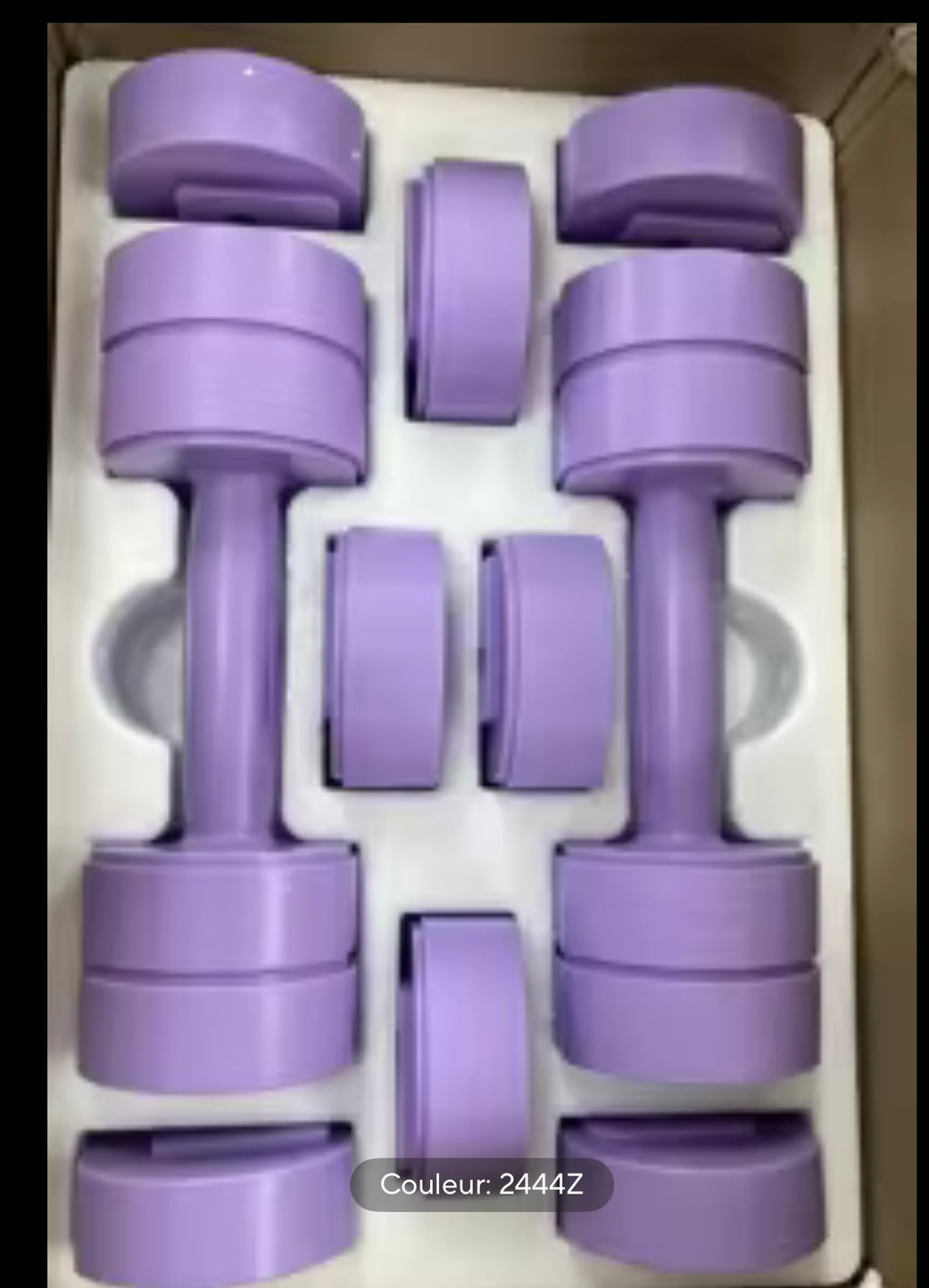 Haltères réglables