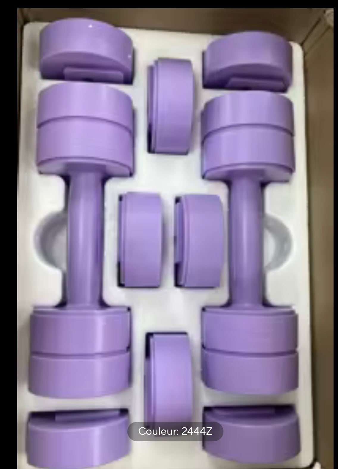 Haltères réglables