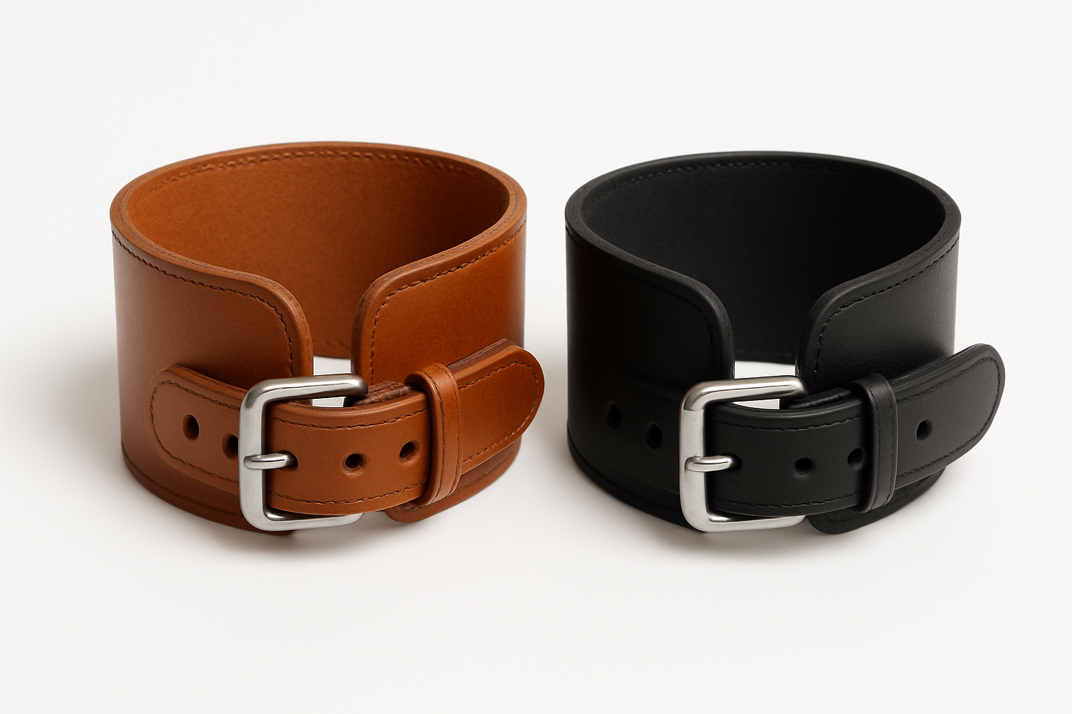 Sangles sur fond blanc