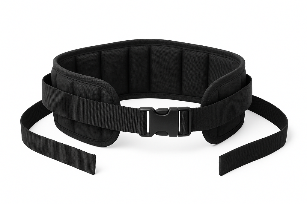 Ceinture sur fond blanc